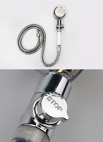Handheld High-Pressure Filtered Shower Head