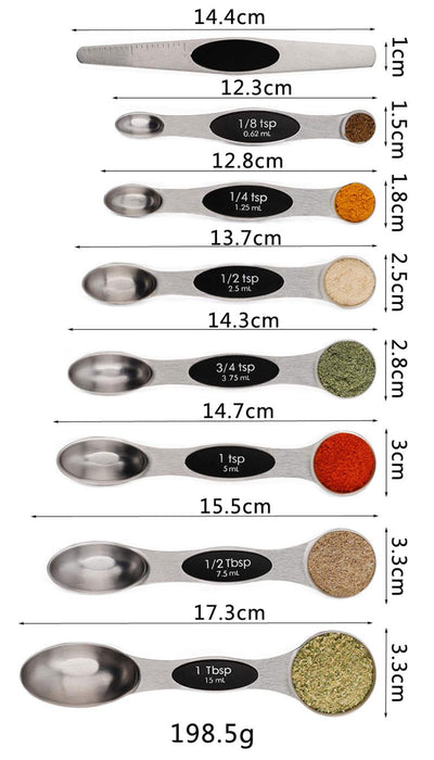 Premium Magnetic Measuring Spoons